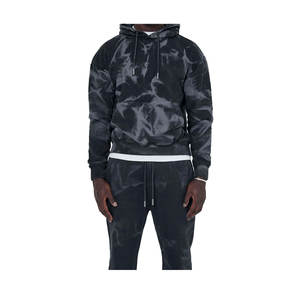 Sudadera con capucha de mezcla de algodón de gran tamaño en blanco 460gsm jersey de color con logotipo personalizado fabricantes de sudaderas con capucha de peso pesado para hombre - Product Image 4