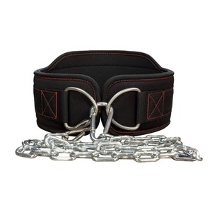 Premium Compression poids-roulement ceinture entraînement musculation chaîne de fer accessoires de gymnastique pour haltère Dip ceinture pull-up - Product Image 5