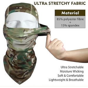 Personalizado al por mayor ciclismo pasamontañas refrigeración gafas agujeros verano al aire libre cubierta de cara completa para protección solar estilo Y2K equipo deportivo - Product Image 3