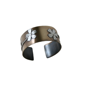 Bracelets ethniques modernes en laiton découpés et gravés au laser, motif cœur, pour femmes, bracelet fait main, pour le festival Hanouka - Product Image 2