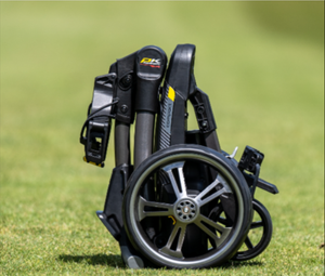 Meilleure vente Powakaddy 2024 CT6 GPS chariot de golf électrique pliable 36 trous batterie au lithium télécommande chariot de golf de Clarke - Product Image 4