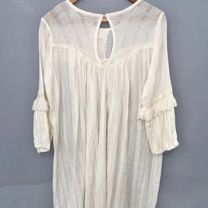 เดรสยาวเอวยางยืดสำหรับผู้หญิงเดรสยาวพิมพ์ลายดอกไม้งานตามสั่ง - Product Image 1