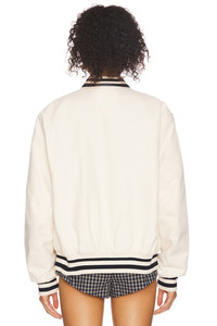Nouvelle arrivée 2025, veste varsity unisexe de haute qualité, imperméable, design élégant, personnalisable pour les deux sexes - Product Image 4