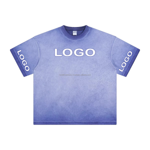 Personalizar el logotipo de la camiseta de los hombres para los hombres Ropa informal Hombres Camiseta de gran tamaño Unisex Lavado ácido Personalizado Dtg Imprimir Camisetas en blanco - Product Image 6