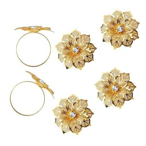 Rond de serviette de table avec fer pour un rond de serviette de luxe unique en forme de vintage mariages et noël - Product Image 2