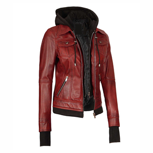 Nouveautés 2025 Vestes d'hiver pour femmes imperméables de haute qualité Service OEM Toile Cuir extérieur - Product Image 5