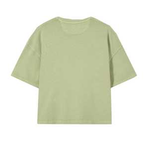 T-shirt d'été à manches courtes en coton robuste pour hommes, base en pur coton uni avec sérigraphie - Product Image 2