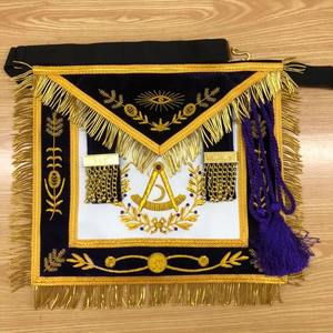 Venta al por mayor Masonic Regalia Custom Made Masonic Delantal Master Mason past Mater - Product Image 5