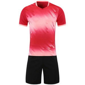 Conjunto de Uniforme de Fútbol Personalizado de Alta Calidad, Ligero, 100% Poliéster, para Hombre, Jersey y Pantalones Cortos Transpirables, Ropa Deportiva para Equipo - Product Image 1