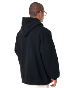 Sudadera con capucha negra Premium básica personalizada de algodón pesado de gran tamaño para hombre servicio OEM oferta al por mayor tendencia 2024 calidad - Product Image 5
