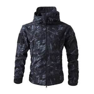 แจ็กเก็ตผ้าขนแกะซอฟต์เชลล์สำหรับผู้ชายเสื้อแจ็คเก็ตกันลมสำหรับกิจกรรมกลางแจ้งยุทธวิธีใช้ในการล่าสัตว์ในฤดูหนาว - Product Image 1