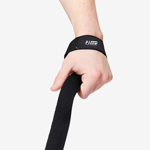 Sangles de poignet de levage lourdes pour l'exercice antidérapant Sangle d'haltérophilie de haute qualité avec équipement de sécurité de forme physique de logo personnalisé - Product Image 1