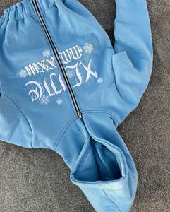 Sudaderas con capucha informales de invierno para hombre, Color sólido, 100% algodón, ajuste Regular, diseño de bolsillo, ropa de moda transpirable ecológica - Product Image 5