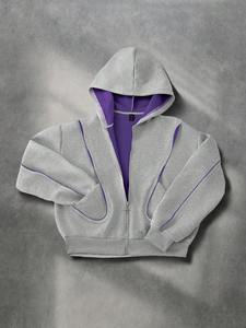 Sweat-shirt oversize pour homme, style streetwear, poids lourd, conçu pour un usage quotidien et un confort décontracté. - Product Image 6