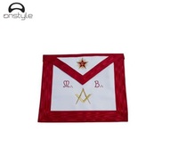 Masonik öğeler el işlemeli Scottish Rite Master Mason giyim önlük yüksek kaliteli onstyle tarafından