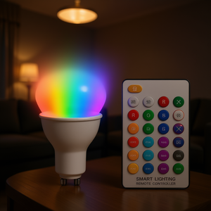 Bombillas LED GU10 Dicroicas RGBW de 5W, Iluminación Miniaturizada de Cambio de Color - Product Image 3