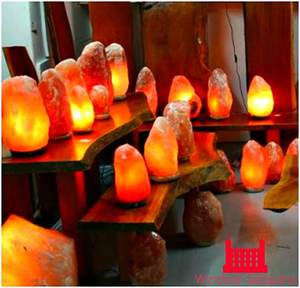 2022 Venta caliente personalizada lámpara de sal rosa del Himalaya luz regulable estilo de flor tallada Decoración elegante - Product Image 4