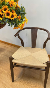 Handcrafted Natural Wood <b>Chair</b> in Modern Style with <b>Comfortable</b> Backrest Suitable for Hotels, Reading Rooms, and Coffee Spaces - Product Image 5