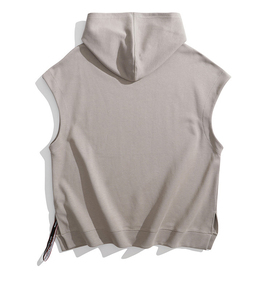 Camiseta sin mangas ligera de lujo para hombre con logotipo personalizado, ropa de punto transpirable para exteriores, diseño cómodo antiarrugas de talla grande - Product Image 2