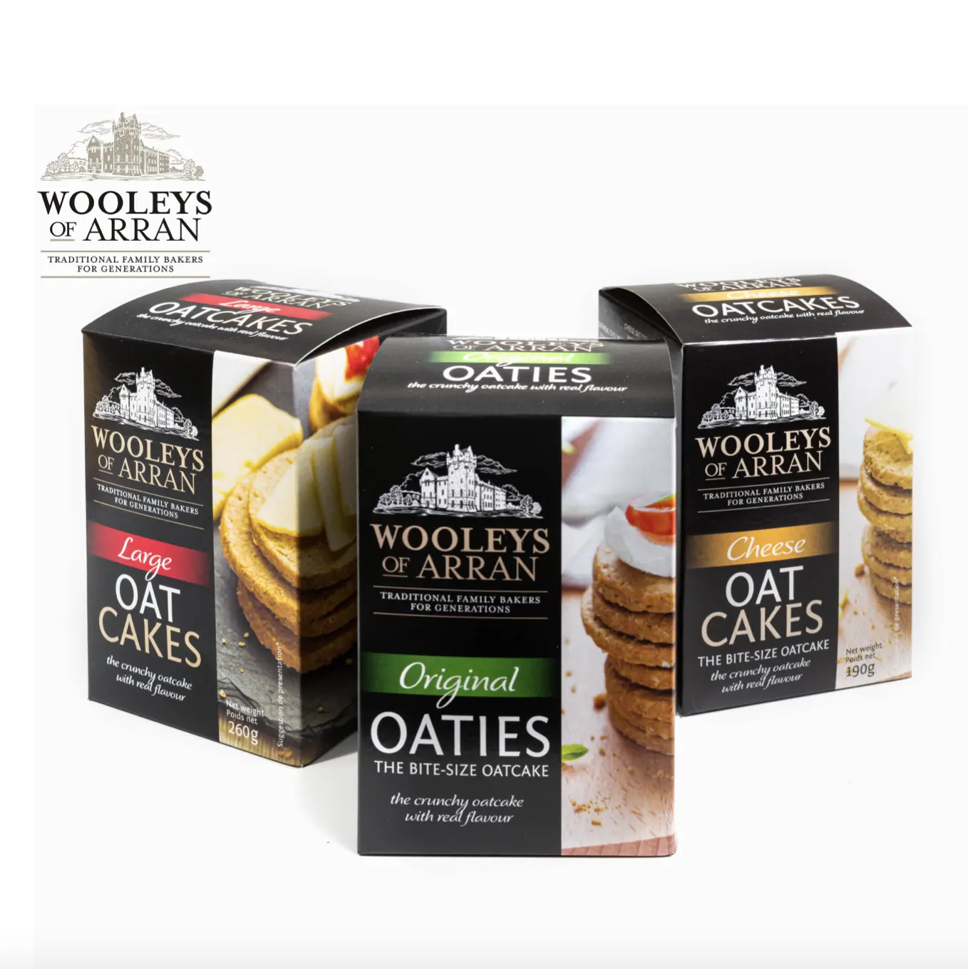 Wooleys Oaties catering pack in cases with 12 cartons x 20 biscuits packs hand crafted for resturaunt UK wholesale grain snacks