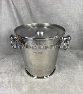 Customizable Metal Vintage Champagne Bucket Or Wine Cooler For Indoor Or Outdoor Parties - Product Image 4