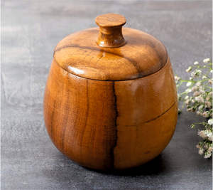 Beautiful Wooden storage <b>Box</b> <b>with</b> <b>Lid</b> best for home and kitchen natural look - Product Image 3