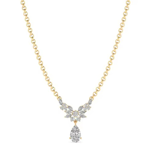 Colliers en or massif 14 carats REYES, vente chaude, certifiés GRA, en moissanite, pour femmes, sur mesure, pour mariage, fête, bijoux tendance - Product Image 1