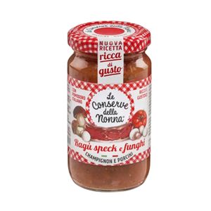 Marmellata della Nonna con Speck e Funghi - Salsa da 190g in Confezione da 12 Pezzi - Product Image 1