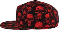 Gorra Deportiva Personalizada de 6 Paneles con Visera Plana, Bordado a Mano, 100% Algodón, Diseño de Frutas con Puntos, Logotipo Bordado en 3D, Imagen de Argyle