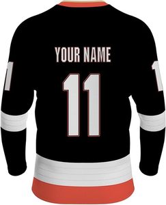 Jersey de hockey sobre hielo impreso por sublimación logotipo bordado personalizado equipo deportivo precio barato al por mayor - Product Image 5