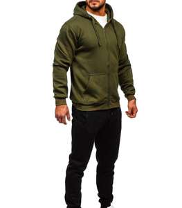 Ensemble de survêtement Streetwear personnalisé du fabricant de qualité supérieure Sweat à capuche respirant et survêtement confortable Bas quantité minimale de commande - Product Image 4