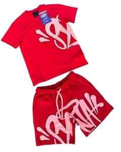 OSTROWEARS ENTERPRISES Conjunto de prendas de vestir exteriores de verano para hombre Ropa de playa de vacaciones Camiseta Polo de 2 piezas Traje corto de moda - Product Image 1