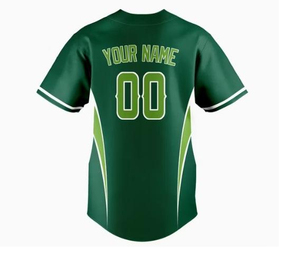 Camiseta de béisbol con cuello en V personalizada barata para hombre, uniforme de equipo personalizado con impresión por sublimación y letras bordadas, Camiseta deportiva de Softbol - Product Image 2