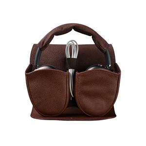 Étui de protection pour casque en cuir PU imperméable de conception française pour casque supra-auriculaire Max - Product Image 2