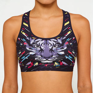 Sujetador deportivo para mujer con espalda cruzada, de alto soporte, talla grande, sin costuras, para gimnasio y yoga - Product Image 5