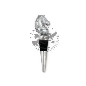 Bouchon de bouteille de cheval Bouchon de bouteille de vin Silicone Saver Designer Handcrafted Gift Boxed 5.5 inch Tall Modern Design Look Bottle Stopper - Product Image 5