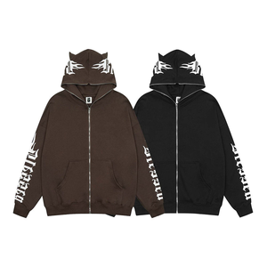 El más nuevo Pakistán hizo alta calidad en Color negro cómodo cremallera hombres Sudadera con capucha gran oferta hombres de alta calidad Zip up sudaderas con capucha al por mayor - Product Image 1