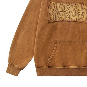 Sweat à capuche Y2K en coton mélangé doux pour femmes avec design en blocs de couleurs Style pull surdimensionné pour un look décontracté et confortable - Product Image 4