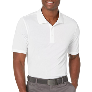 Venta caliente de los hombres Casual Golf para Polo 100% algodón de secado rápido transpirable y de talla grande con diseño en blanco camiseta para hombres - Product Image 2