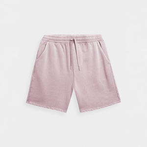 กางเกงขาสั้นเชือกรูดเฮฟวี่เวทของผู้ชายสำหรับฤดูร้อนกางเกงซักกรดดีไซน์แบบขาดๆลายถนนสูง - Product Image 2