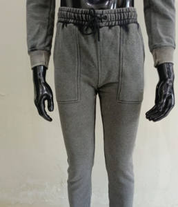 Women's Distressed Zip Hoodie Jogger Set Jogger Sweat suit Distressed Embroidery <b>Applique</b> <b>Patch</b> Acid Washed Women Men Tracksuit - Product Image 6