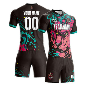 ที่กําหนดเอง OEM เปล่าระเหิดฟุตบอลเครื่องแบบราคาถูกผู้ใหญ่เด็กเสื้อฟุตบอลชุดสําหรับทีมสวมใส่ CustomMade เครื่องแบบฟุตบอล - Product Image 1