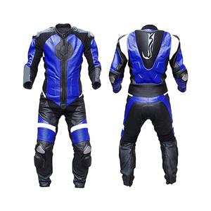 ชุดมอเตอร์ไซด์หนังแท้สำหรับผู้ชาย,ชุดแฟชั่นหนังแบบสั่งทำ - Product Image 3
