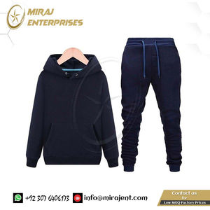 ชุดเสื้อผ้าสองชิ้นสำหรับผู้ชายและกางเกงวอร์มผ้าฝ้าย100% ชุดวิ่งพิมพ์ลายฤดูหนาว - Product Image 4