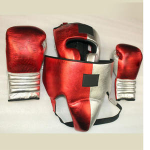 Ensemble de boxe en cuir pour les arts martiaux et l'entraînement physique Gants personnalisables - Product Image 4