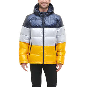 เสื้อแจ็คเก็ตบอมเบอร์ผู้ชาย ผ้าแคนวาสหนา สไตล์ลำลอง สำหรับฤดูใบไม้ผลิและฤดูหนาว  คอตั้ง  โลโก้ด้านหน้า  กันน้ำ  รับสั่งทำ - Product Image 2