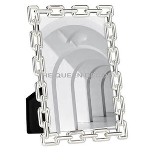 Handcrafted Premium Aluminum Metal Square Shape <b>Gold</b> Plated Decorative <b>Photo</b> <b>Frame</b> Luxury Handmade Picture Organizers - Product Image 5