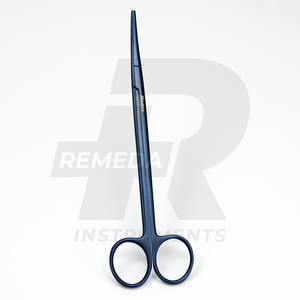 Remeda ชุดกรรไกรโลหะไทเทเนียมสีพลาสม่า, ขนาด18ซม. พร้อมใบมีดโค้งมนที่จับเครื่องมือผ่าตัด - Product Image 2