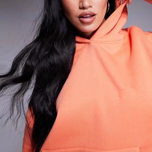 Sudadera con Cierre de Cremallera de 1/4 para Mujer, con Logotipo Personalizado de Alta Calidad, Sudadera Informal con Capucha, Sudadera Holgada con Media Cremallera para Mujer - Product Image 5