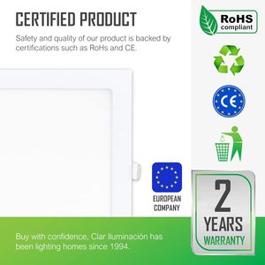 Clar NHÔM VUÔNG recessed LED Spotlight 12 Wát trang trí Downlight với 2-năm bảo hành cho phòng ngủ văn phòng hoặc phòng tắm - Product Image 3